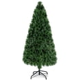 thumbnail image 3 of Costway Árbol de Navidad preiluminado de PVC y fibra óptica, 180 cm, metal, vacaciones, 3 of 3