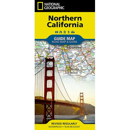 National geographic guidemaps: northern california - folded map: 9781597750615