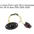 thumbnail image 2 of Arnés de cableado de repuesto Lámpara de luz de matrícula trasera para 1994-01 Ram 1500 2500 3500 5179988AB 645-748, 2 of 5