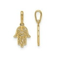 thumbnail image 2 of Collier Pendentif Hamsa en Or Jaune 14K avec Chaîne, 2 of 4