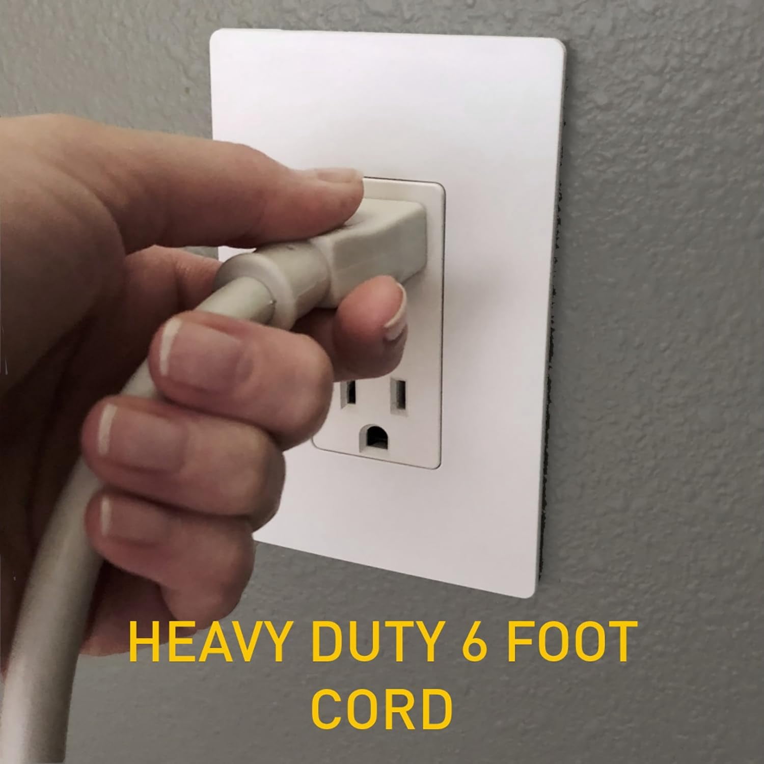 Wiremold PM36C 40" Ivory Plugmold On Wall 6 Outlet Power Strip