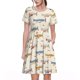 thumbnail image 1 of Easygdp Striped Vintage Planes para Vestido Transpirable de Mujer, Vestido Suelto de Manga Corta con Pliegues y Bolsillos para el Verano, 1 of 6
