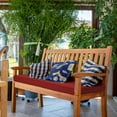 thumbnail image 3 of BPS Outdoor Indoor Bench Cushion 46x18 Inch, Fade & Water-Resistant Pad, Red, 3 of 7