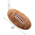thumbnail image 3 of Jiibva Plush Sport Ball Keychain, Plush Basketball Football Keyring for Sport Lover Purse Bag Charms Pendant Keychain for Men Women, 3 of 7