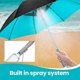 thumbnail image 4 of 3-In-1 Sun Umbrella With Fan And Mister - Misting Umbrella With Fan, Cooling Umbrella with Fan, For Fishing, Golfing, Beach, 4 of 5