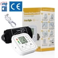 thumbnail image 1 of Tonómetro de presión automático médico, tensiómetro, medidor de pulso de ritmo cardíaco, Monitor de presión arterial de brazo Digital saludable, manguito, 1 of 5