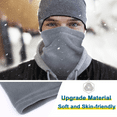 thumbnail image 5 of Winter Fleece Face Mask Scarf Balaclava Neck Warmer Gaiter Ski Windproof Bandana, 5 of 13