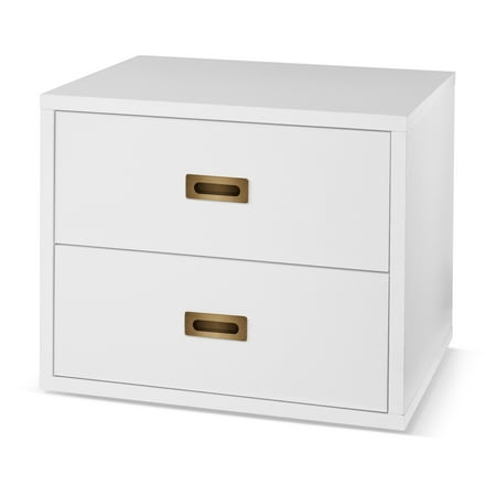 Better Homes Gardens Ludlow 2 Drawer Storage Cabinet Walmart Com