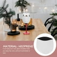 thumbnail image 1 of OUNONA Sublimation Neoprene Goblet Sleeves for Protection White Reusable DIY Blank Wine Glass Covers, 1 of 6