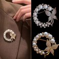 thumbnail image 2 of Butterfly Brooch High-grade Fixed Clothing Pin Accessories уα I6R0, 2 of 9