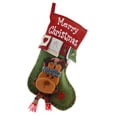 thumbnail image 2 of Large Christmas Stocking Santa Claus Snowman Three-dimensional Decoration Gift Bag Gift Bag, 2 of 6
