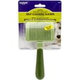 thumbnail image 3 of Coastal Pet Safari Dog Self-Cleaning Slicker Brush - Dog Deshedding Brush - Prevents Mats and Tangled Hair - For Dogs with Short or Long Hair - Small - 7" x 3.6", 3 of 8