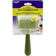 Safari Dog Self-Cleaning Slicker Brush, Small