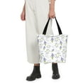 thumbnail image 4 of Bingfone Lavender Flowers Women Shoulder Tote Bags Casual Bag Ladies Shopping Handbag, 4 of 6