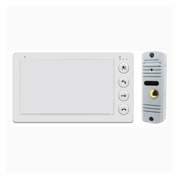 7 Inch Video Intercom System Outdoor Metal Doorbell Waterproof Cold Resistan Video Door Phone For Home Night Vision Lock Unlock