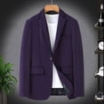 thumbnail image 1 of Traje de otoño para hombre, talla grande, traje de un botón, para hombre gordo, de negocios, informal, para soltero, estilo occidental, para hombre gordo, chaqueta extragrande de mediana, 1 of 6