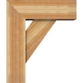 thumbnail image 3 of Ekena Millwork 8"W x 22"D x 26"H Traditional Block Rough Sawn Bracket w/ Offset Brace, Western Red Cedar, 3 of 25