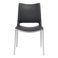 thumbnail image 1 of Zuo Ace Dining Chair - Black & Silver, 1 of 11