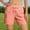 Watermelon Red, variant on Hueook Golf Shorts Athletic Micro Quick Dry Shorts Women's High-Waisted UPF 50  Dry Running Shorts with Back Zip Pocket and Tummy Blue L
