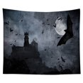 thumbnail image 1 of Decoración de Halloween Decoraciones de Halloween Tapiz de Halloween con fondo impreso colgado en la pared del dormitorio(Buy 2 Save 10%), 1 of 2