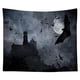 thumbnail image 1 of Halloween Tapestry With Print Background Hanging On The Bedroom Wall, 1 of 2
