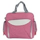 thumbnail image 2 of Bolso de hombro multifuncional impermeable para mamá, bolso de viaje con estampado de lunares, bolso de compras portátil para pañales, 2 of 14