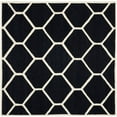 thumbnail image 6 of SAFAVIEH Cambridge CAM144E Handmade Black / Ivory Rug, 6 of 10