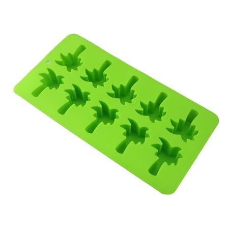 

ice cube mould Coconut Tree Ice Maker Creative DIY Baking Mold Chocolate Candy Cake Mold (Green)