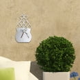 thumbnail image 5 of Travelwant 2Packs Hanging Planter Rustic Vintage Wall Mounted Echelon Shape Flower Pot Indoor Outdoor Freestanding Decorative Display Basket Holder, 5 of 7