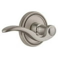 thumbnail image 5 of Grandeur Solbel_Dd_Na Soleil Solid Brass Dummy Door Lever Set - Grey, 5 of 6