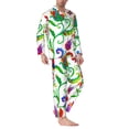 thumbnail image 2 of Pofeuu Paisley Print Men's Long Sleeve Pajama Set Pijamas Para Hombres Pijamas Para Hombres Mens Pajamas Set-Small, 2 of 7