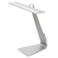 thumbnail image 1 of Generic Lámpara LED plegable ultra delgada para oficina, estudio y dormitorio, carga USB, diseño moderno y base antideslizante, color plata., 1 of 7