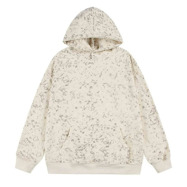 pstuiky camisas de manga larga para hombre, Sudadera con capucha de manga larga de color liso para hombre top de hombre xxxxl