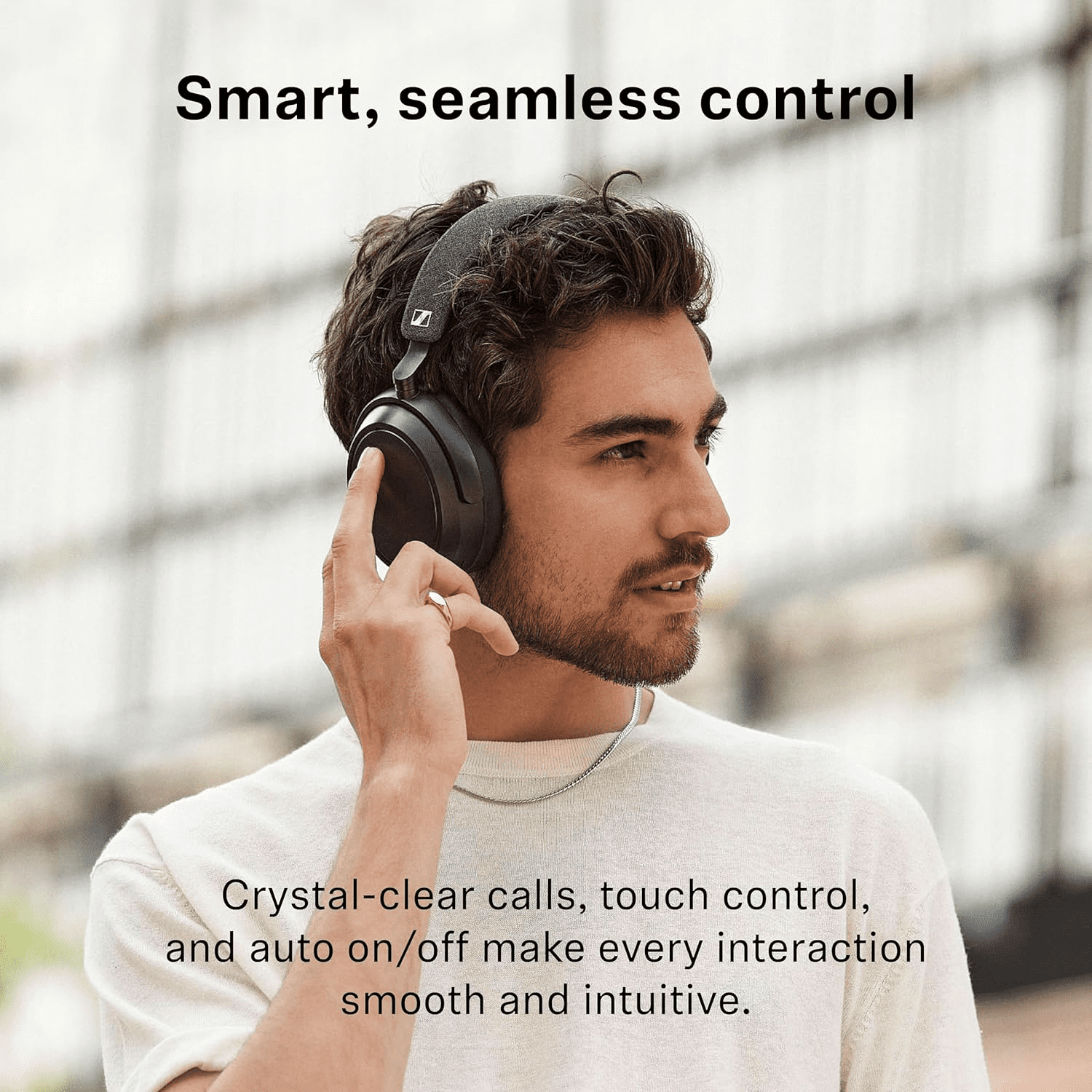 Sennheiser Momentum 4 SE Wireless Headphones - ANC, 60 hr Battery (Black/Copper)