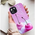thumbnail image 5 of Charming Pink Cherry Phone Case for Women Stylish Durable Protective Cover Compatible with iPhone 11/12/13/14/15/16 (Pro Max/Plus), 5 of 9