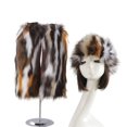 thumbnail image 1 of Ensemble Chapeau Chaussette Protection contre le Froid Extensible Doux Non-Rétrécissant Résistant aux Déchirures Garde au Chaud Fibres Acryliques Fausse Fourrure Haut Vide Kit de Chaussettes pour l'Hiver, 1 of 10