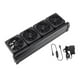 thumbnail image 5 of Ventilador de enfriamiento para acuario con ángulo ajustable para agua salada y dulce (negro) 4 cabezas, 5 of 9