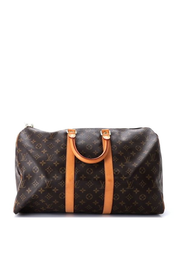 Pre-Owned Keepall Bag Monogram Canvas 45 By Rebag