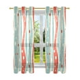 thumbnail image 7 of Yayeee Window Curtains Light Filtering 63"x52" Grommet Panel Pair Home Living Room Decor, Light Blue Pattern, 7 of 7