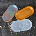 thumbnail image 2 of 2X Silicone Oval Ashtray Mold Coaster Epoxy Resin Mold DIY Jewelry Tray Tray, for Craft Jewelry, 2 of 7