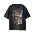 thumbnail image 2 of Disney Moana Maui Hook Pose Youth T Shirt (Black, XS-XL), 2 of 4