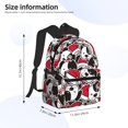 thumbnail image 3 of Daiia Cute Dog School Backpack for Men Women, Unisex Large Waterproof Bookbag Schoolbag Casual Daypack for High School/College/Teens/Travel/Work Black, 3 of 8