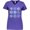 Purple, variant on Inktastic Winter Snowflakes Women's V-Neck T-Shirt