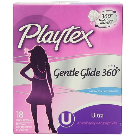 absorbency gentle unscented playtex tampons glide count ultra
