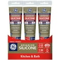 thumbnail image 3 of GE Advanced Silicone Kitchen & Bath Sealant, Clear 2.8 oz Squeeze Tube, 3 of 11