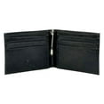 thumbnail image 4 of RFID Blocking Genuine Leather Money Clip Men's Bifold Wallet Card Holder, 4 of 9