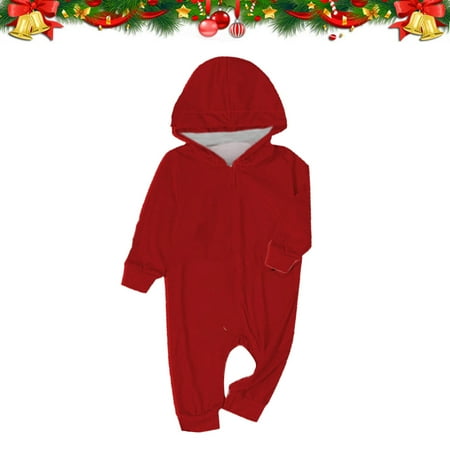

ZZwxWA 50% Off Clear! Prime Day Family Matching Christmas Pajamas Set Zip Up Hooded Romper Overall Jumpsuit Xmas Pjs for Baby Girl Boy Men Women Loungewear Comfy Sleepwear Great Trucking Deals