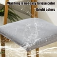thumbnail image 6 of Soft Stretch Seat Covers for Dining Room Chairs - Stretch Jacquard Removable Washable Chair Seat Slipcovers Protector,Suit For Office Dining Room Bar Wedding Chair Seat Cushions Gray, 6 of 6