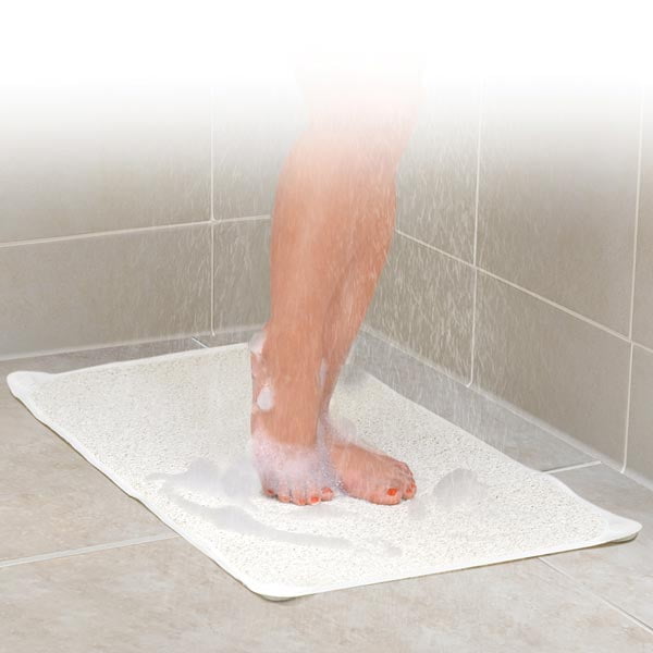 IdeaWorks NonSlip Grip, Fast Drying Hydro Shower and Bath Rug Perfect