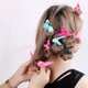 thumbnail image 2 of 30 piezas, 6 colores * 5 piezas Rodillos de pelo de espuma de esponja flexible, sin rizadores de pelo calientes Rodillos de cojín suaves mágicos Cuidado del cabello Herramientas de peinado DIY Cómodo, 2 of 5